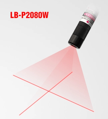 LB-P2080W เลเซอร์เส้นกากบาทสีแดงสำหรับจัดตำแหน่งชิ้นงาน