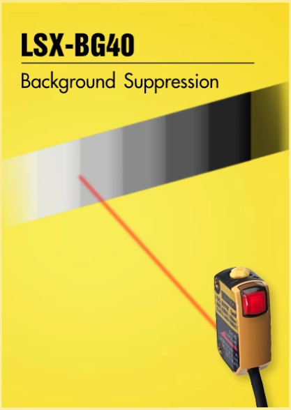 เลเซอร์เซ็นเซอร์ LSX-BG40 แบบ Background Suppression